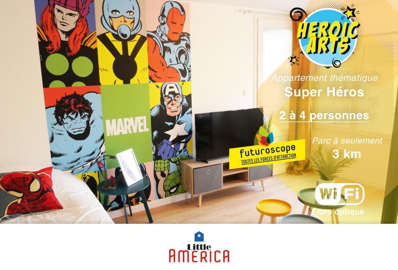 Little America - Appart Hotel 3Km Futuroscope Jaunay-Clan Eksteriør bilde
